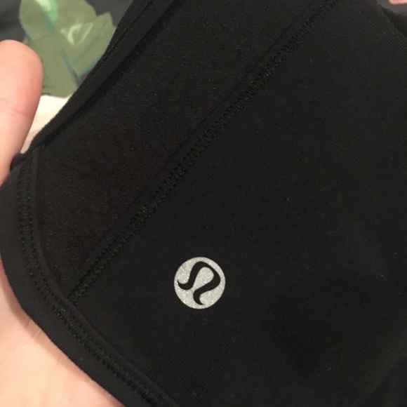 black Lululemon soft running shorts long - Picture 4 of 4